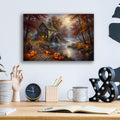 Halloween Old Mill by Veve - 16x12 acrylic wall art in a room