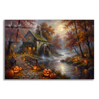 Halloween Old Mill by Veve acrylic glass wall art