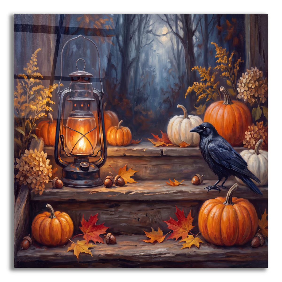 Halloween Vintage Lantern by Veve acrylic glass wall art