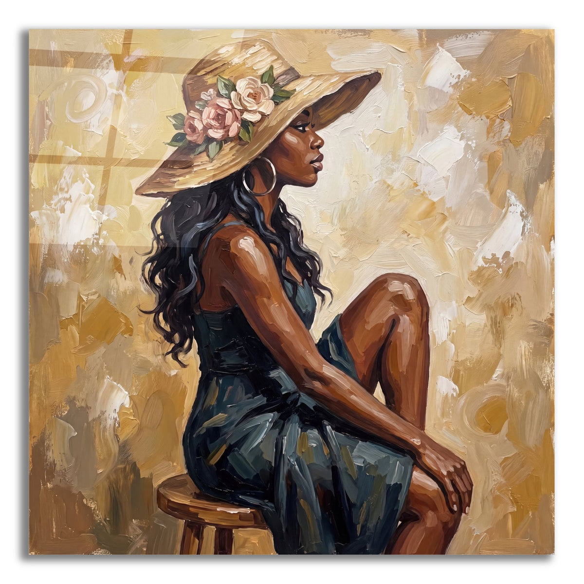 I Am Enough - Afro Soul by Veve acrylic glass wall art