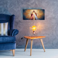 Jesus Divine Mercy by Veve - 24x12 acrylic wall art in a room