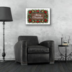Merry Christmas III by Veve - 24x16 acrylic wall art in a room