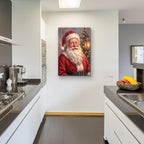 Santa's Lantern Glow by Veve - 24x36 acrylic wall art in a room