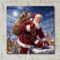 Santa's Midnight Delivery by Veve - 12x12 acrylic wall art in a room
