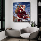 Santa's Midnight Delivery by Veve - 36x36 acrylic wall art in a room