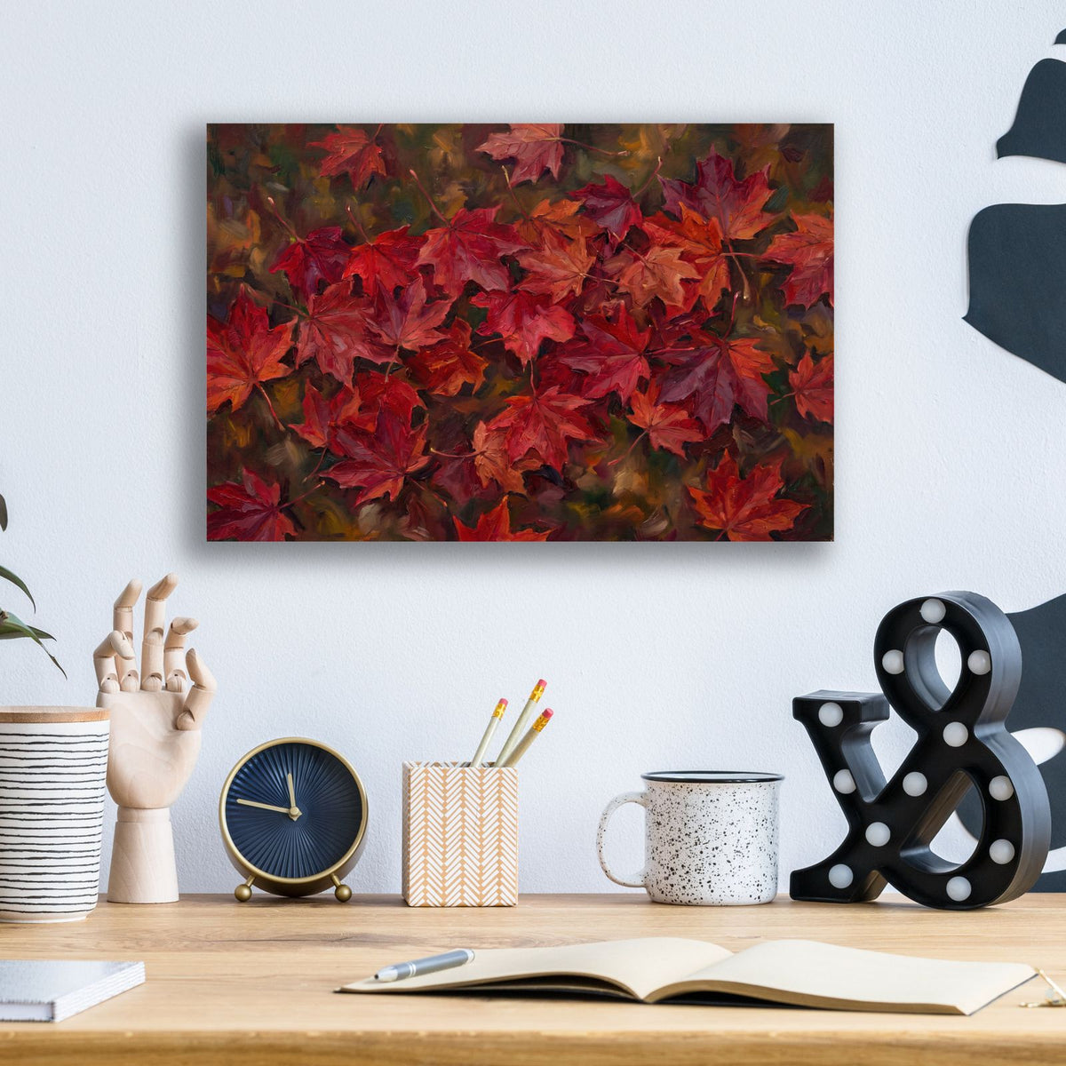 Scarlet Season by Veve - 16x12 acrylic wall art in a room