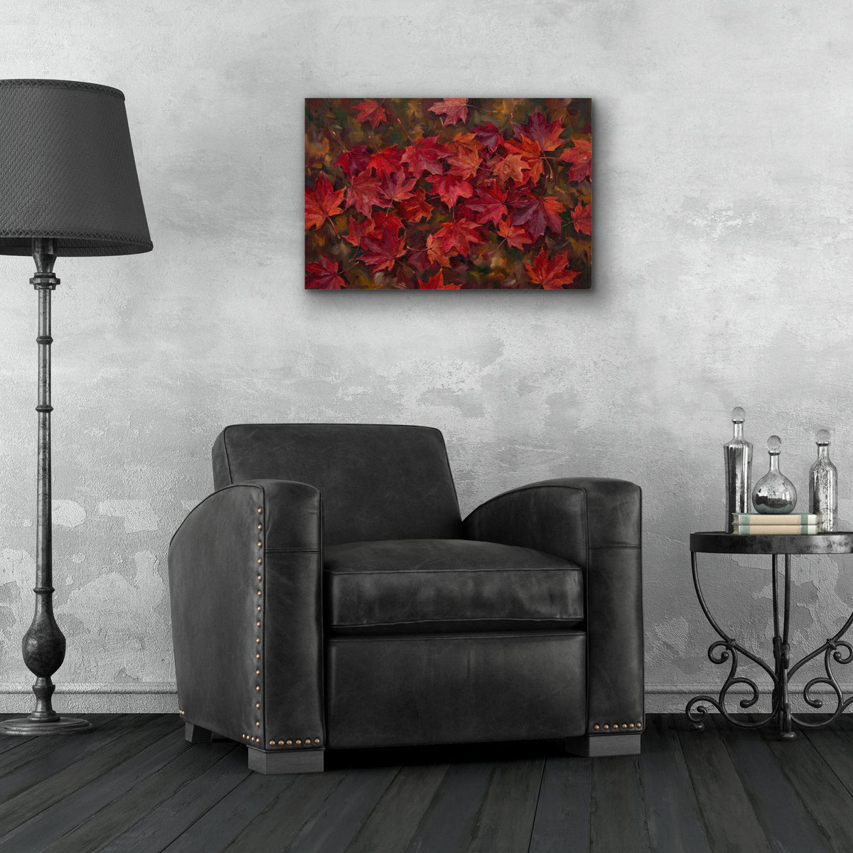 Scarlet Season by Veve - 24x16 acrylic wall art in a room