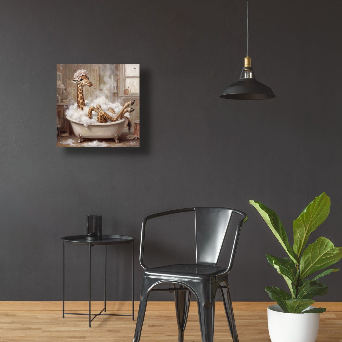 The Long Bath by Veve - 24x24 acrylic wall art in a room