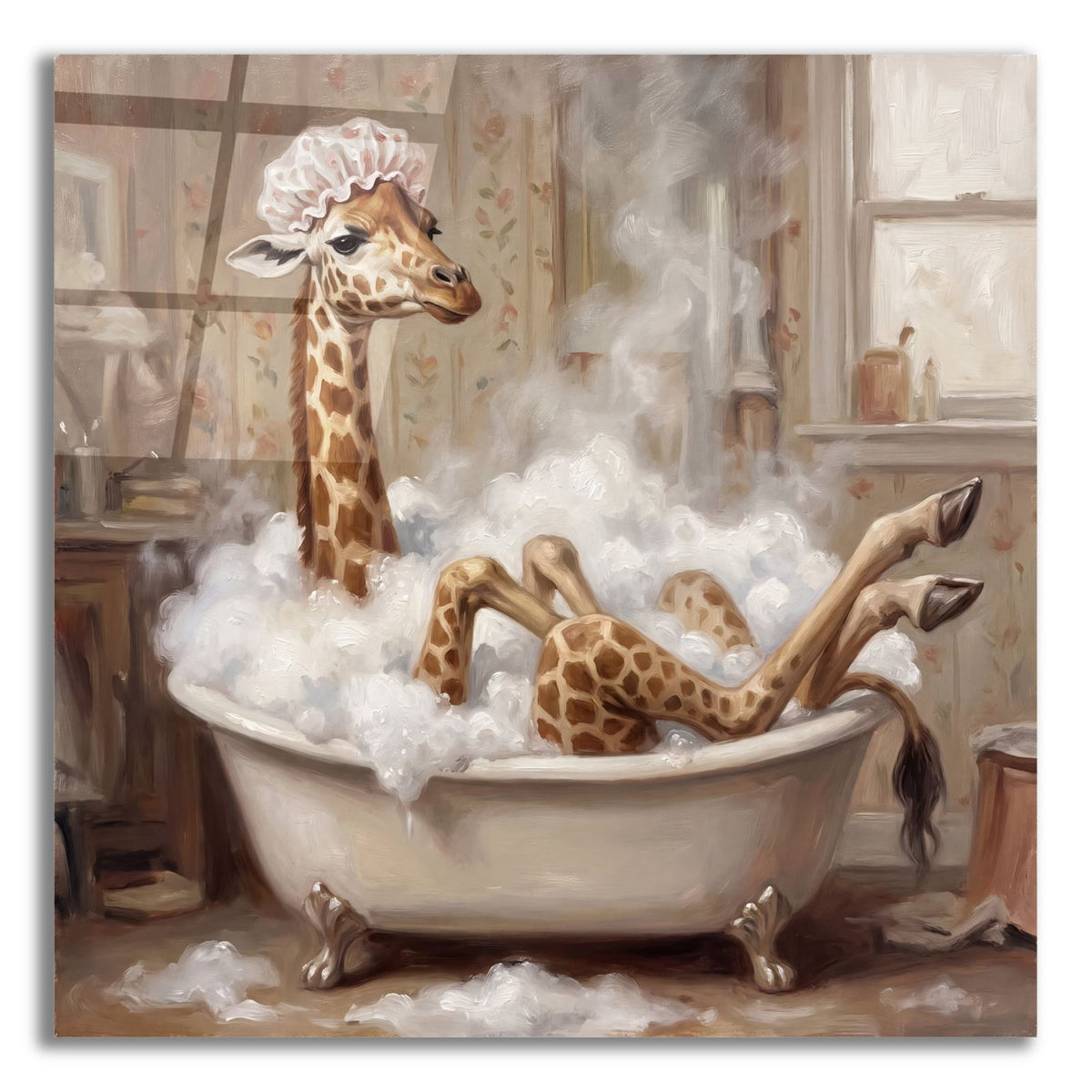 The Long Bath by Veve acrylic glass wall art