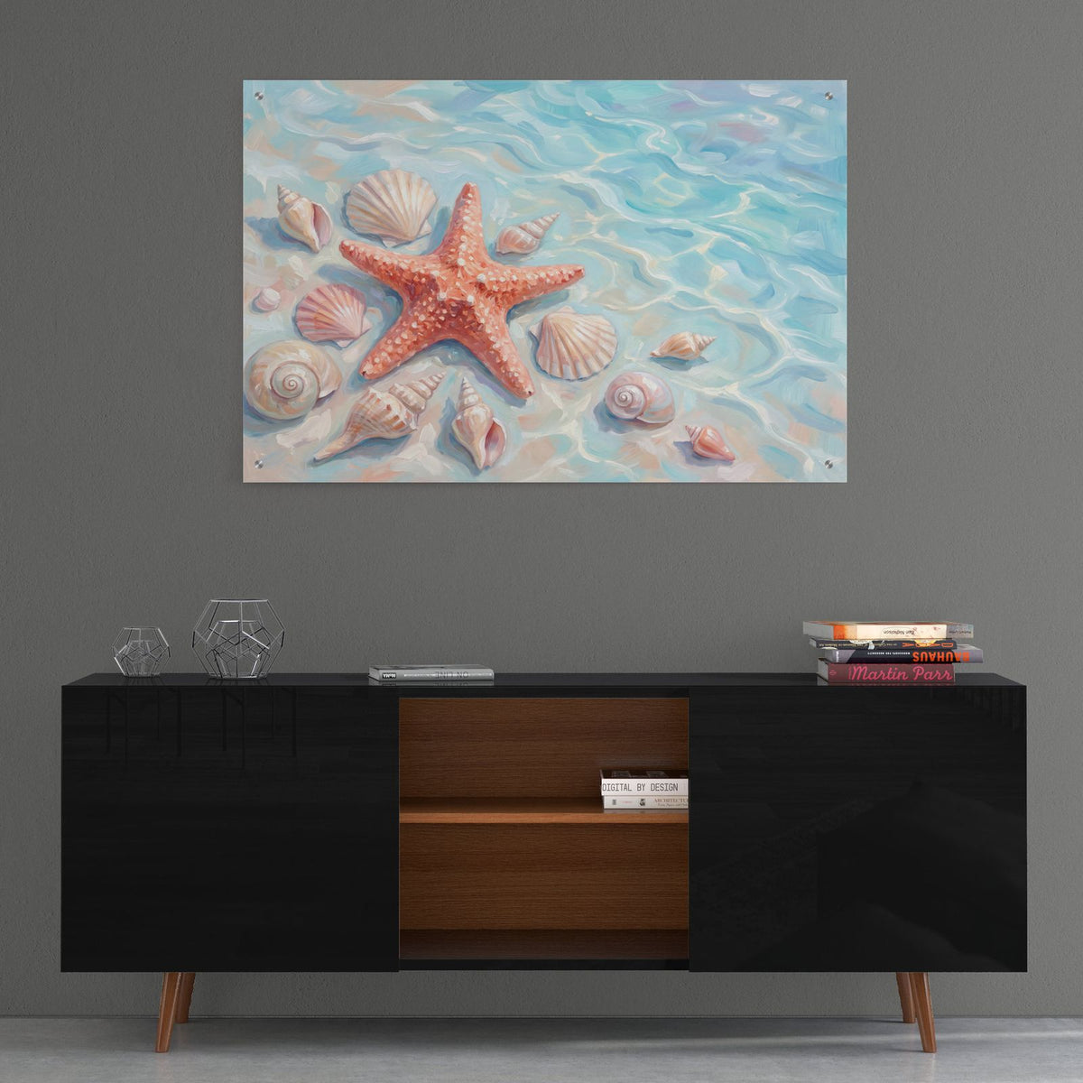 Treasures of the Sea by Veve - 36x24 acrylic wall art in a room