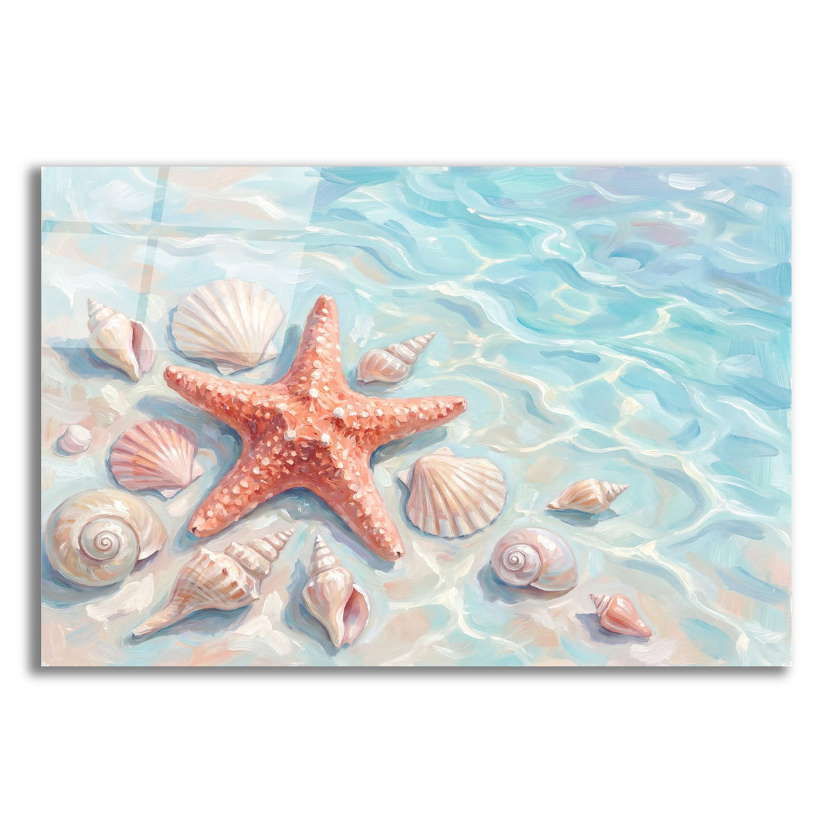 Treasures of the Sea by Veve acrylic glass wall art