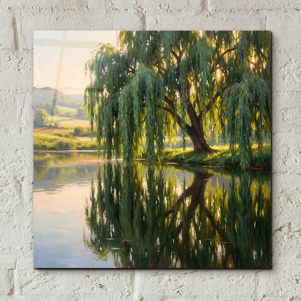 Willow by the Water by Veve - 12x12 acrylic wall art in a room
