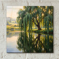 Willow by the Water by Veve - 12x12 acrylic wall art in a room