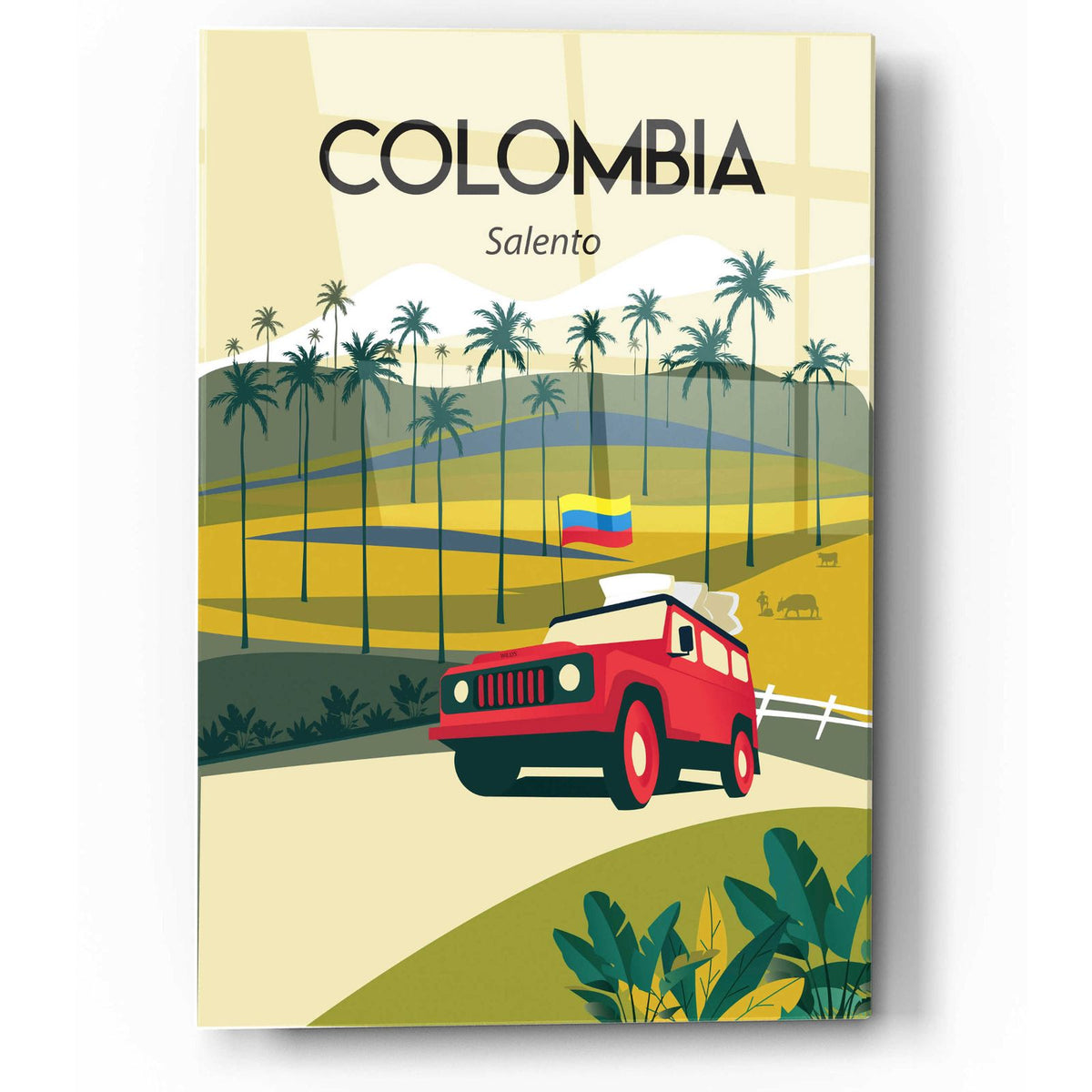 Colombia by Arctic Frame acrylic glass wall art
