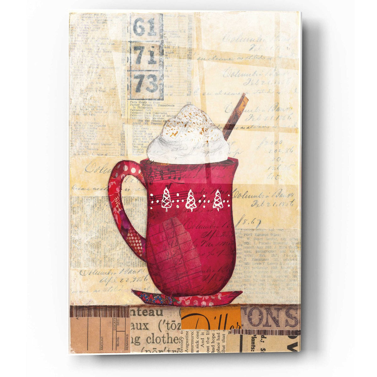Cozy Cups III by Courtney Prahl acrylic glass wall art