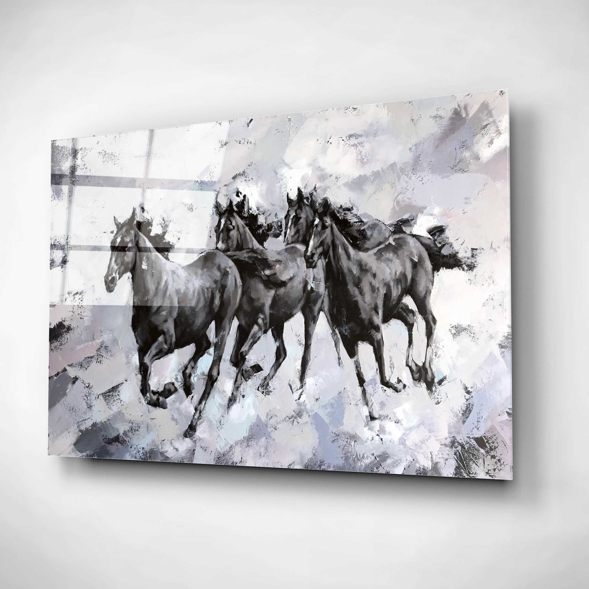 Epic Art 'Gallop' by Alexander Gunin, Acrylic Glass Wall Art,16x12