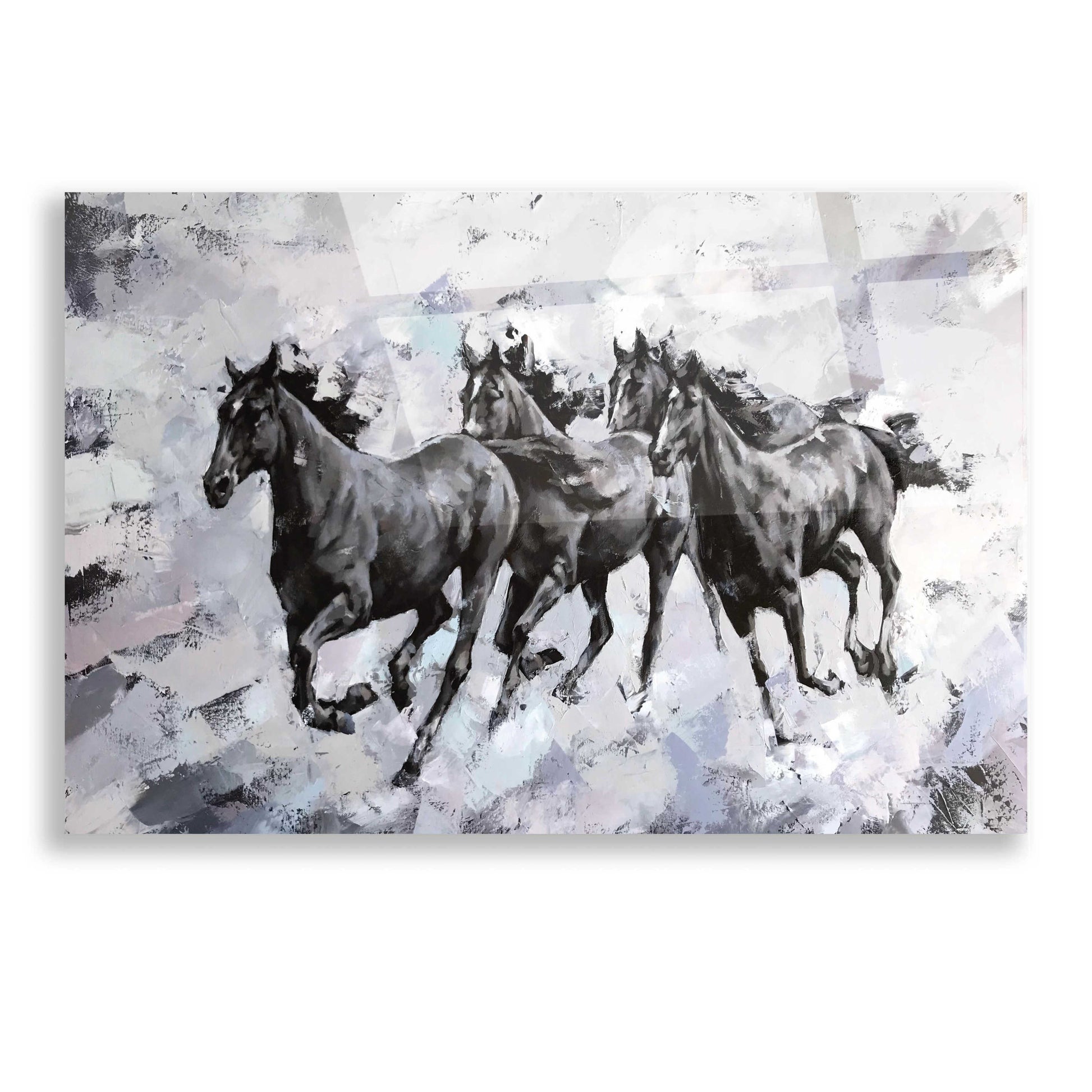 Epic Art 'Gallop' by Alexander Gunin, Acrylic Glass Wall Art,16x12