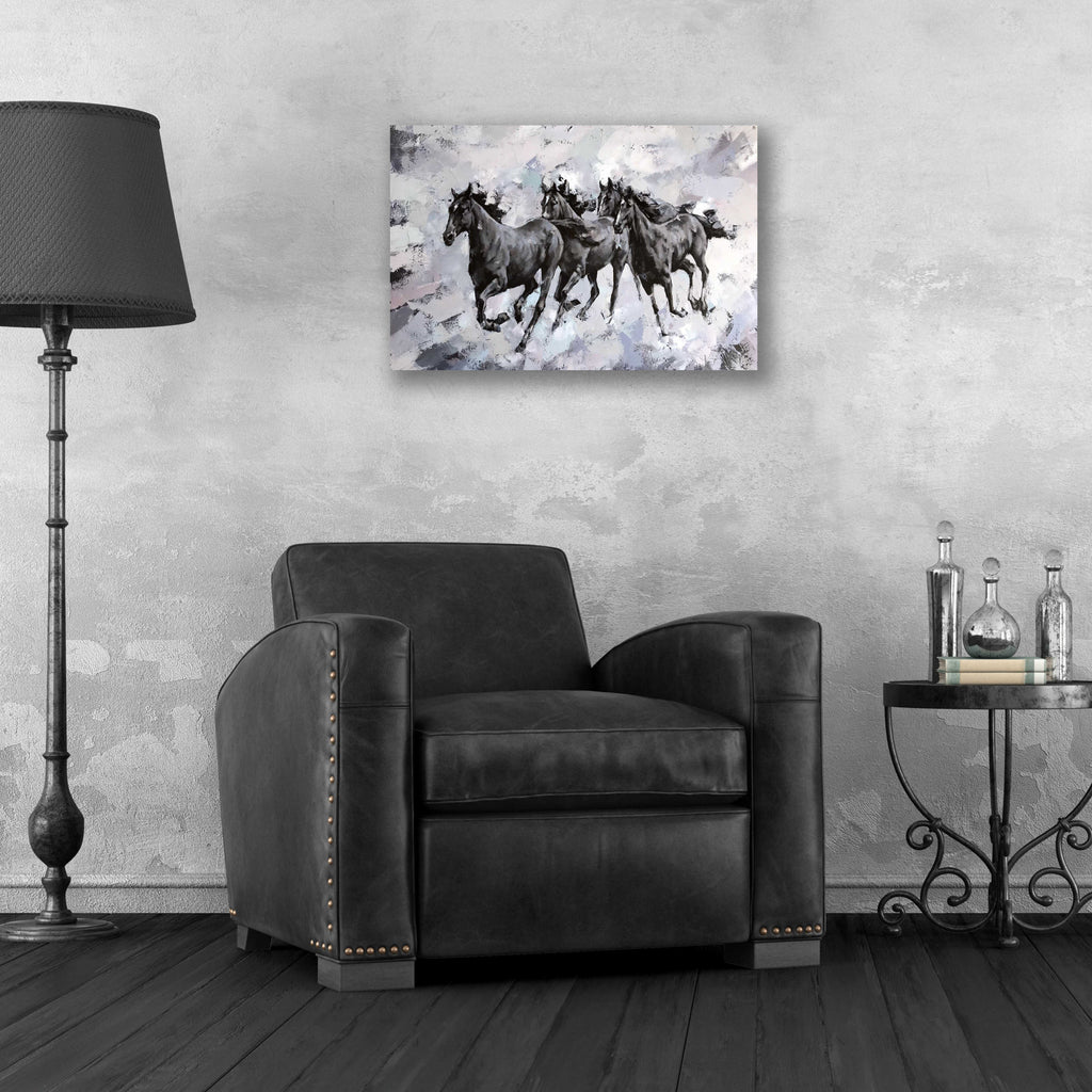 Epic Art 'Gallop' by Alexander Gunin, Acrylic Glass Wall Art,24x16
