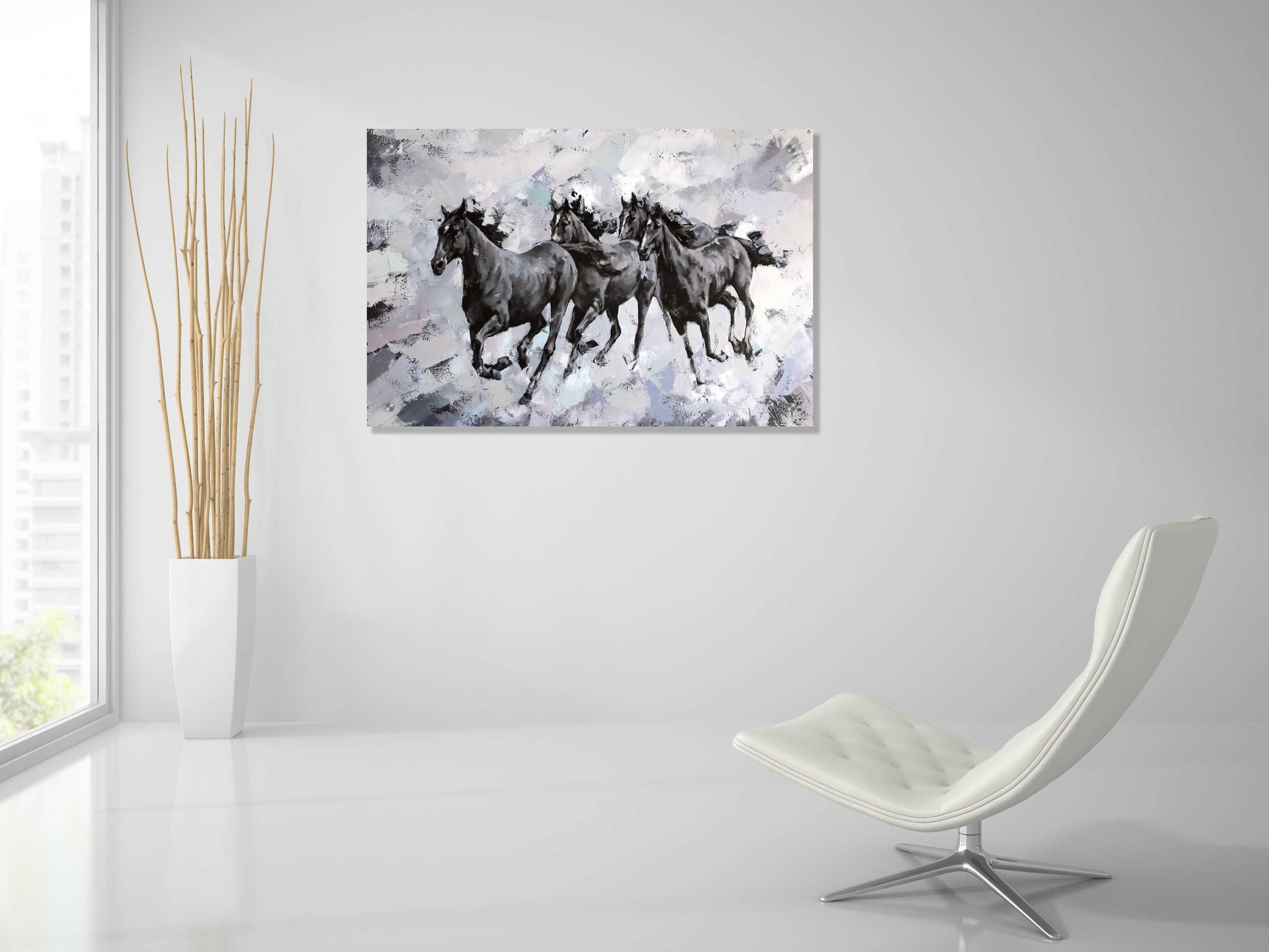 Epic Art 'Gallop' by Alexander Gunin, Acrylic Glass Wall Art,36x24