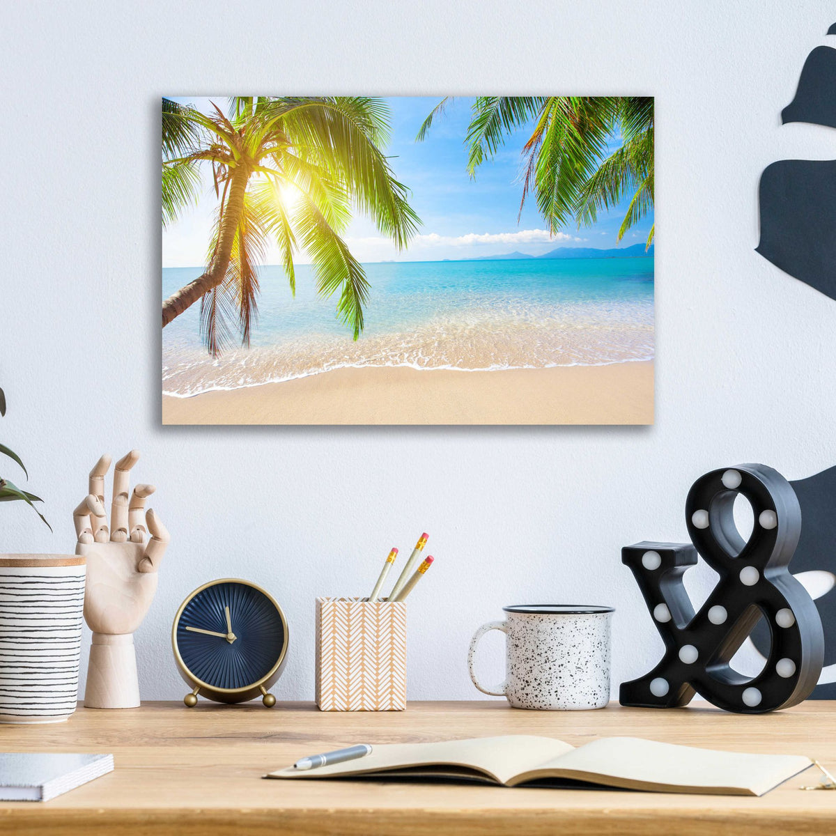 Epic Art 'Far Away,' Acrylic Glass Wall Art,16x12