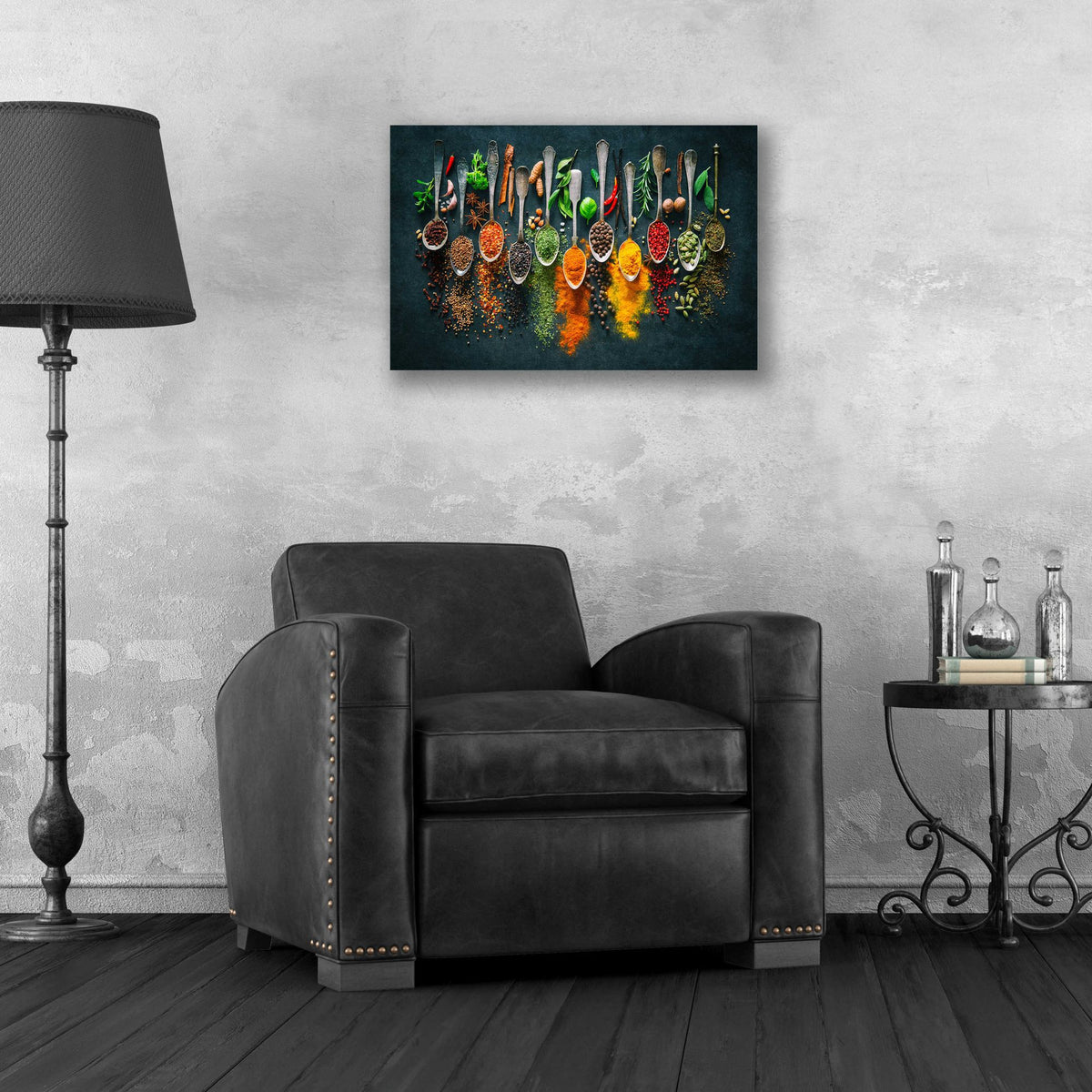 Epic Art 'Colorful Spices,' Acrylic Glass Wall Art,24x16