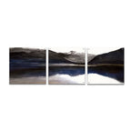 Epic Art 'Reflection Lake 1' by Stellar Design Studio, Acrylic Glass Wall Art, 3 Piece Set