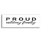 Proud Military Family by Cindy Jacobs acrylic glass wall art