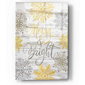 Merry & Bright Snowflakes by Cindy Jacobs acrylic glass wall art