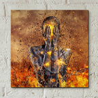 Epic Art 'Through Ashes Rise' by Mario Sanchez Nevado, Acrylic Glass Wall Art,12x12