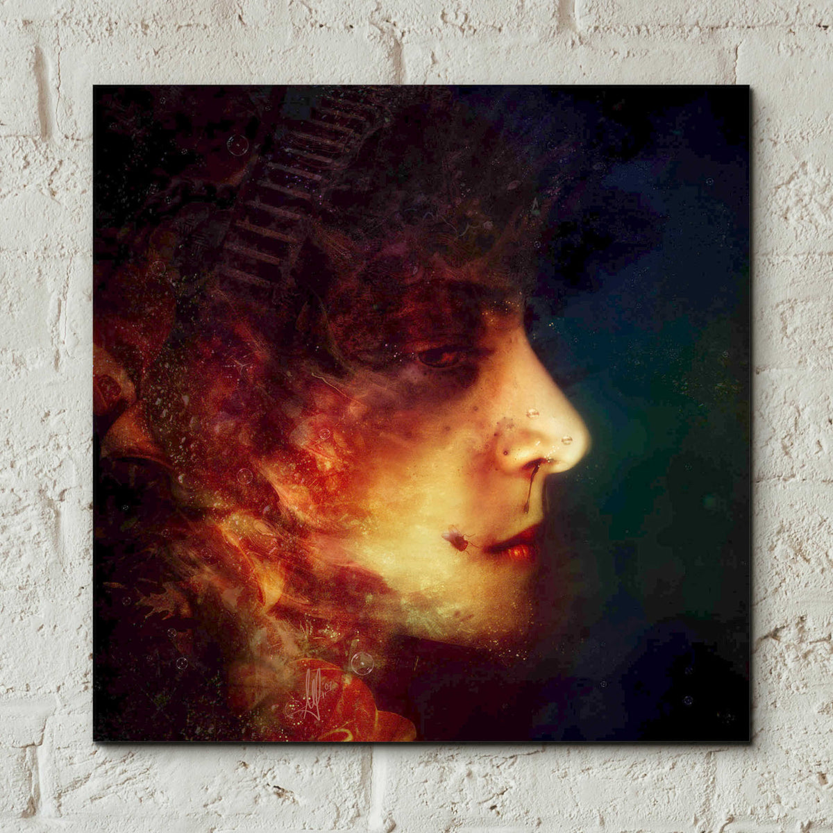 Epic Art 'A Moment of Doubt' by Mario Sanchez Nevado, Acrylic Glass Wall Art,12x12