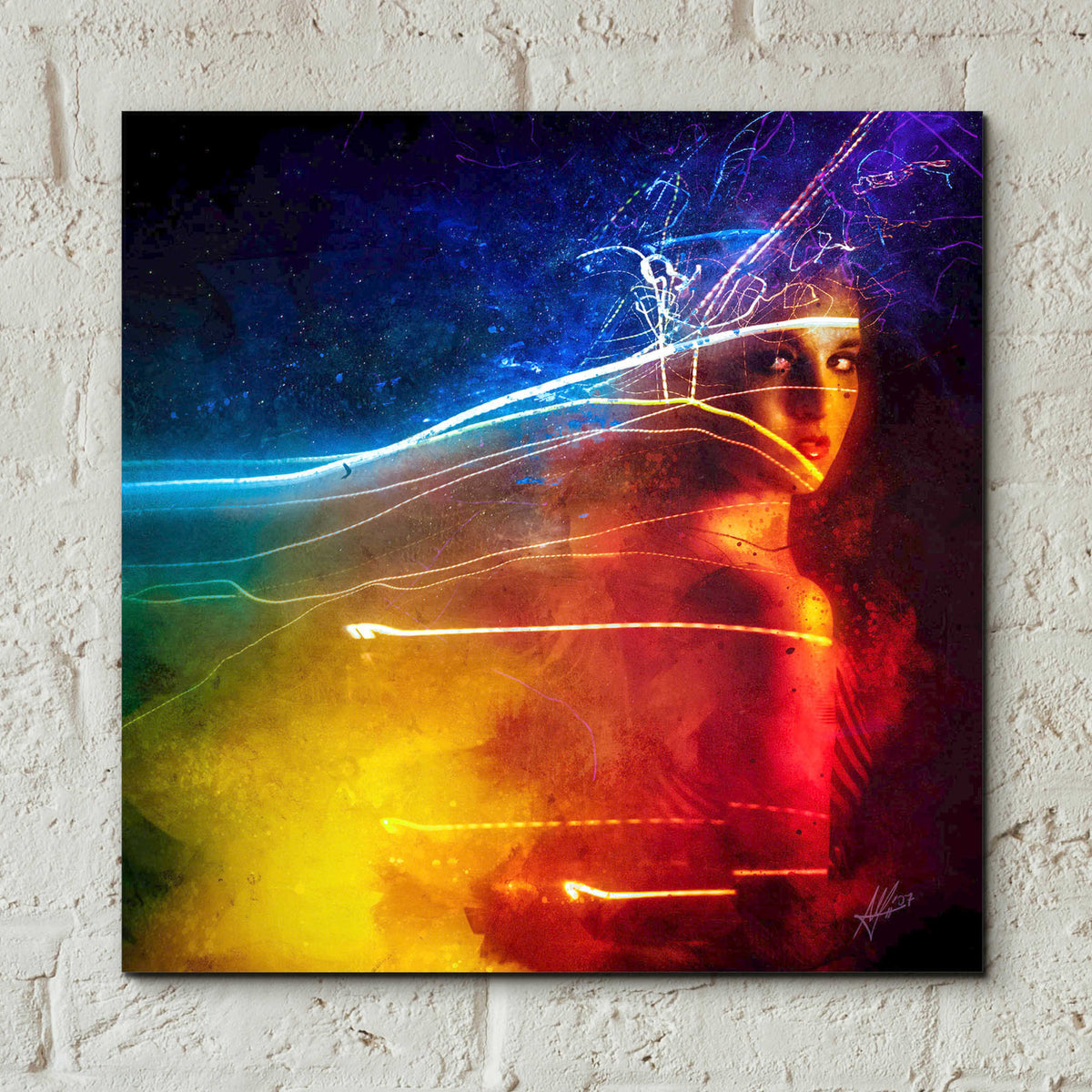 'Flashback' by Mario Sanchez Nevado, Acrylic Glass Wall Art,12x12