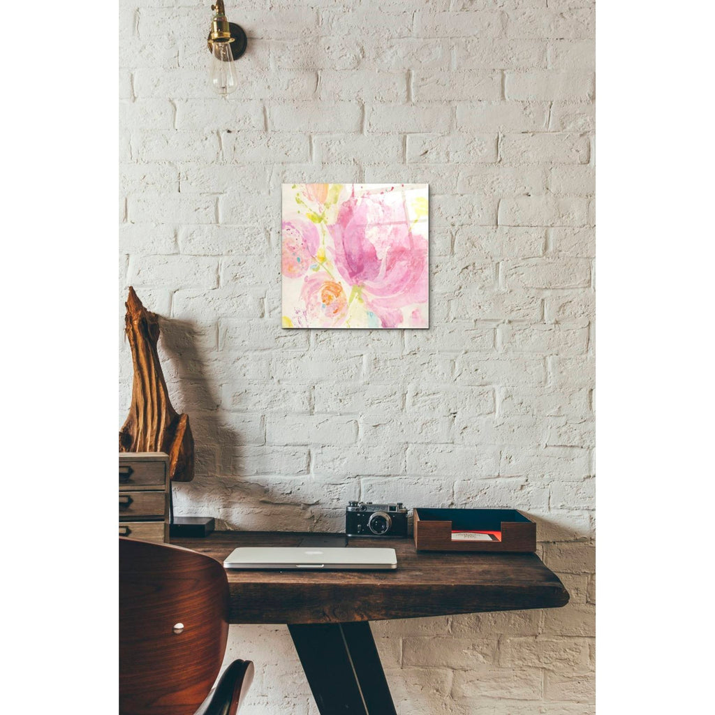 Spring Abstracts Florals II by Albena Hristova - 12x12 acrylic wall art in a room