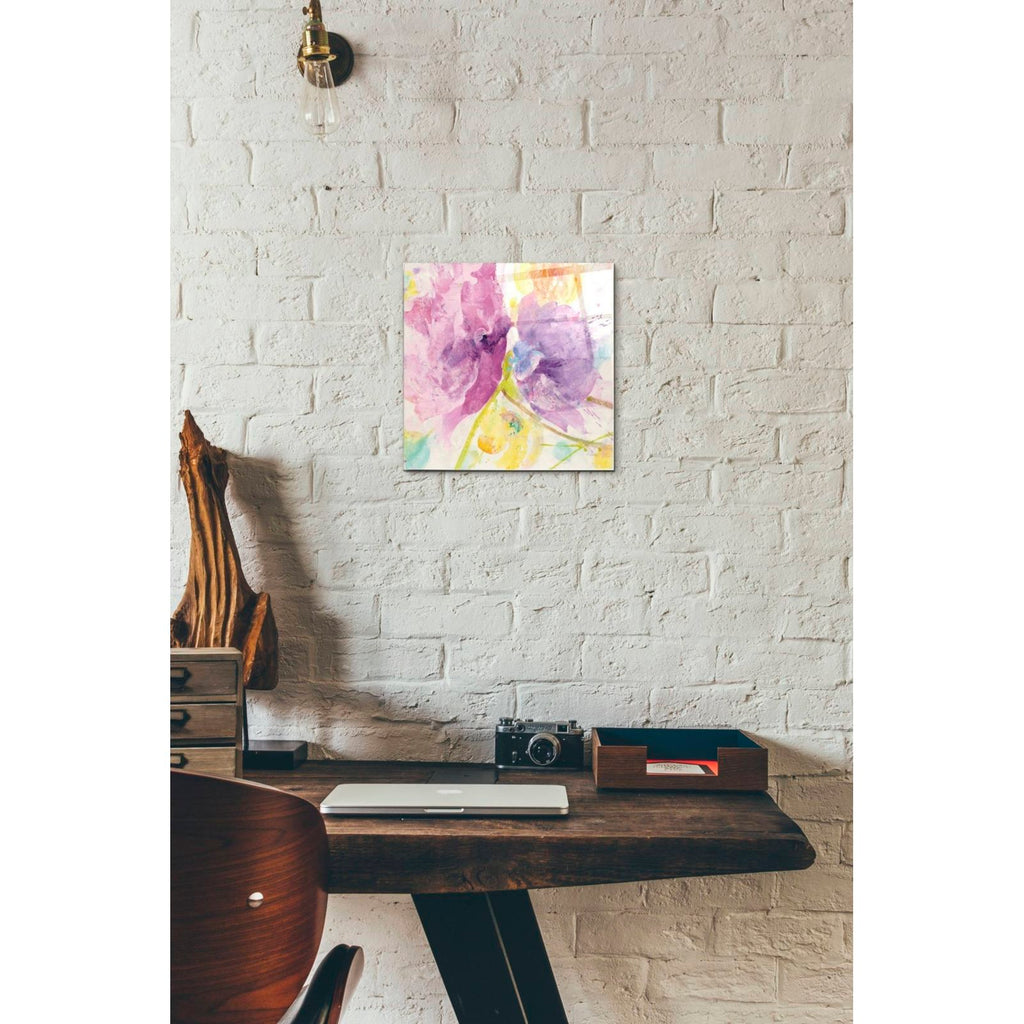Spring Abstracts Florals I by Albena Hristova - 12x12 acrylic wall art in a room