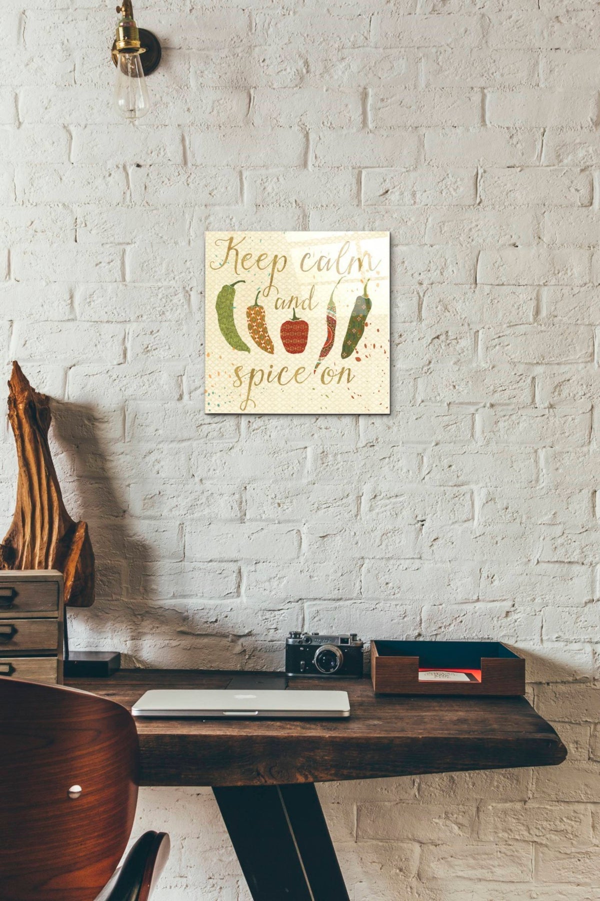 Epic Art 'Mexican Fiesta VI' by Veronique Charron, Acrylic Glass Wall Art,12x12