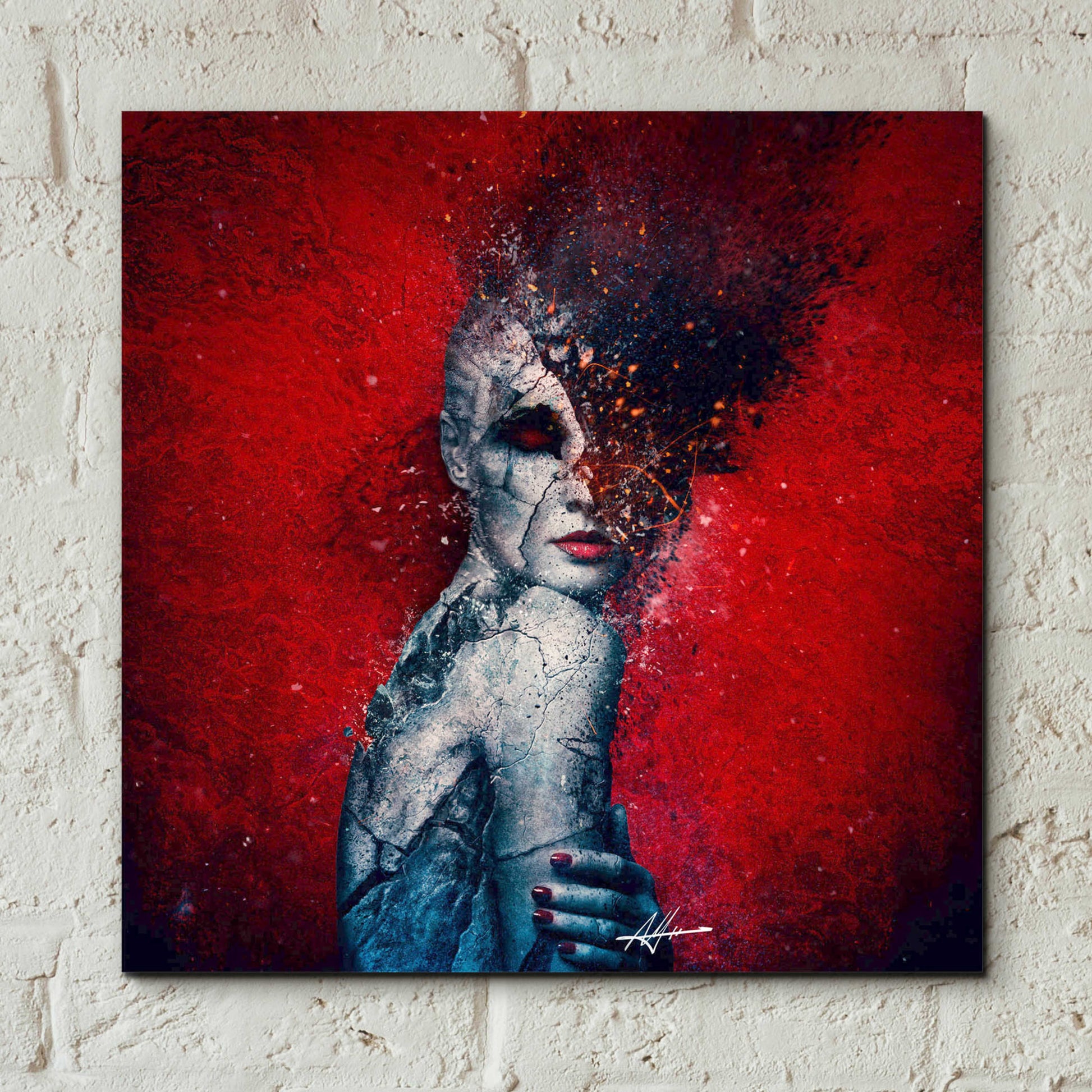 Epic Art 'Indifference' by Mario Sanchez Nevado, Acrylic Glass Wall Art,12x12