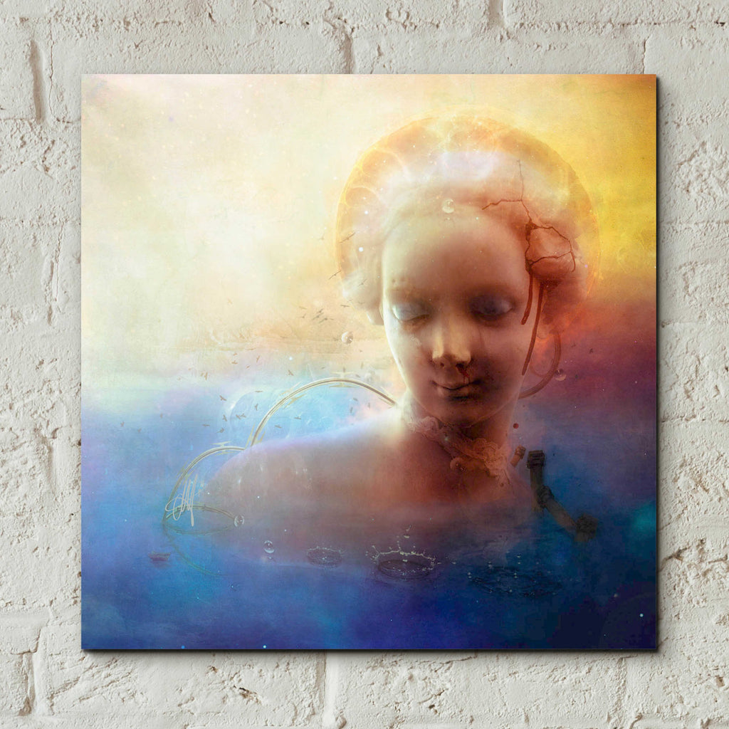 Epic Art 'Anachronic Circles' by Mario Sanchez Nevado, Acrylic Glass Wall Art,12x12
