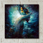 Epic Art 'Charade' by Mario Sanchez Nevado, Acrylic Glass Wall Art,12x12