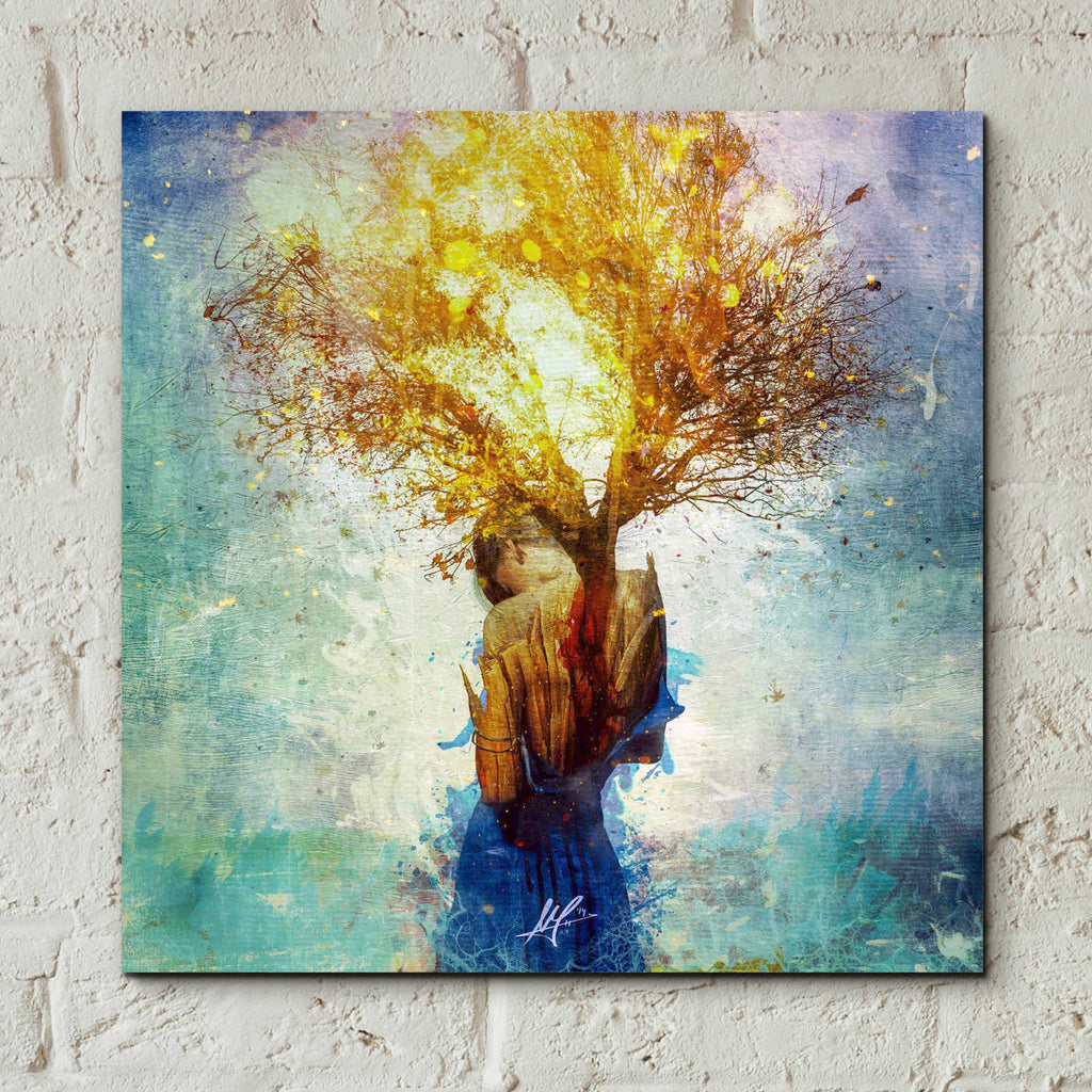 Epic Art 'Forgiveness' by Mario Sanchez Nevado, Acrylic Glass Wall Art,12x12