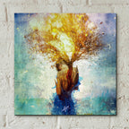 Epic Art 'Forgiveness' by Mario Sanchez Nevado, Acrylic Glass Wall Art,12x12