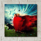 Epic Art 'The Strange Blind Sensation' by Mario Sanchez Nevado, Acrylic Glass Wall Art,12x12