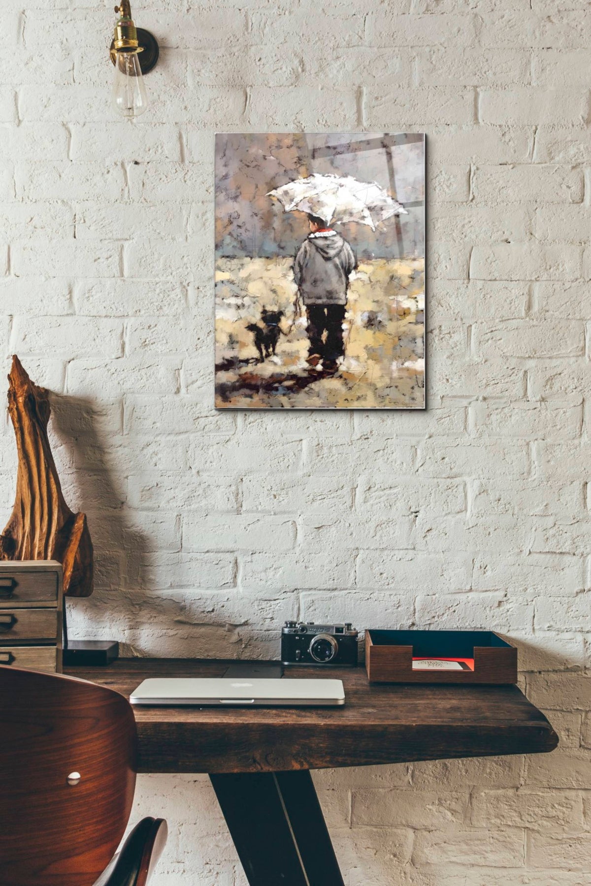 Epic Art 'Autumn Beach' by Alexander Gunin, Acrylic Glass Wall Art,12x16