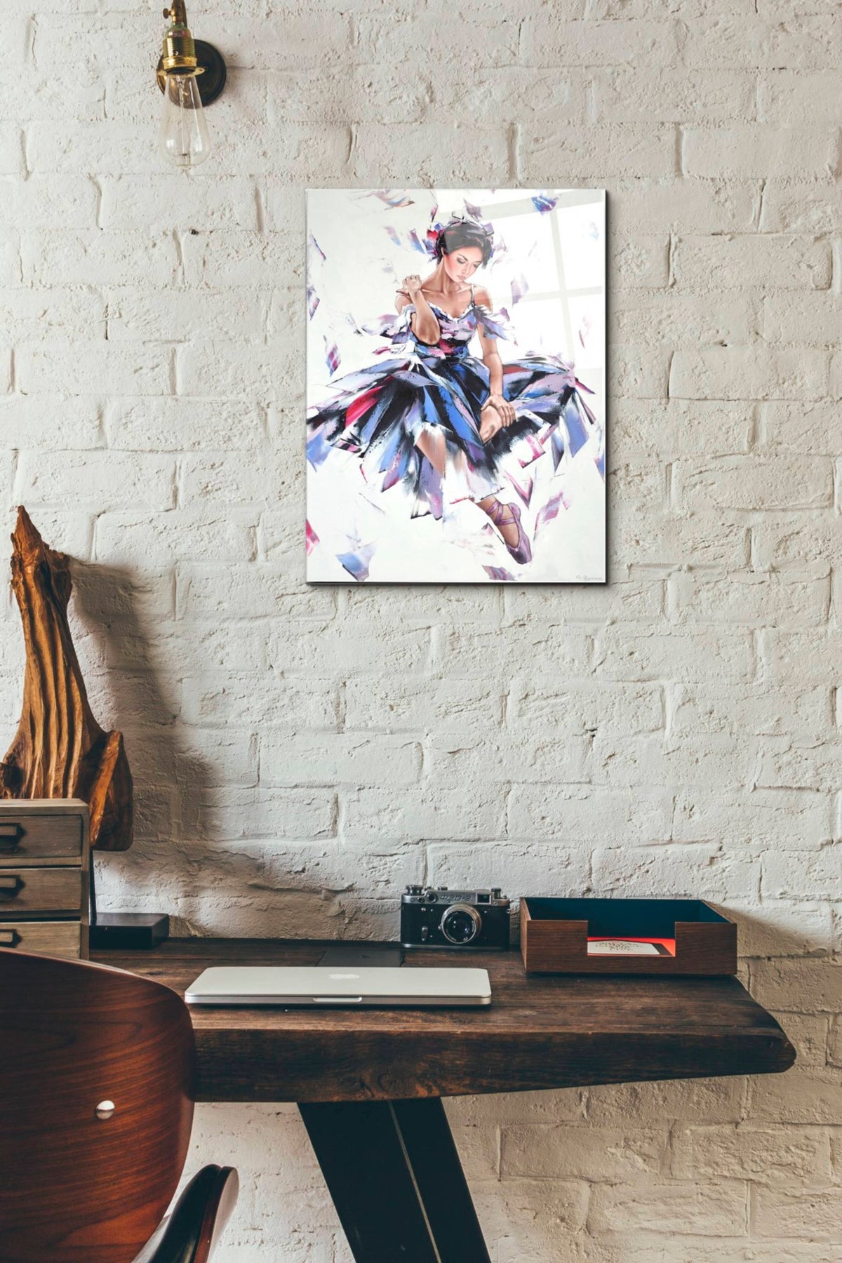 Epic Art 'Ballerina' by Alexander Gunin, Acrylic Glass Wall Art,12x16