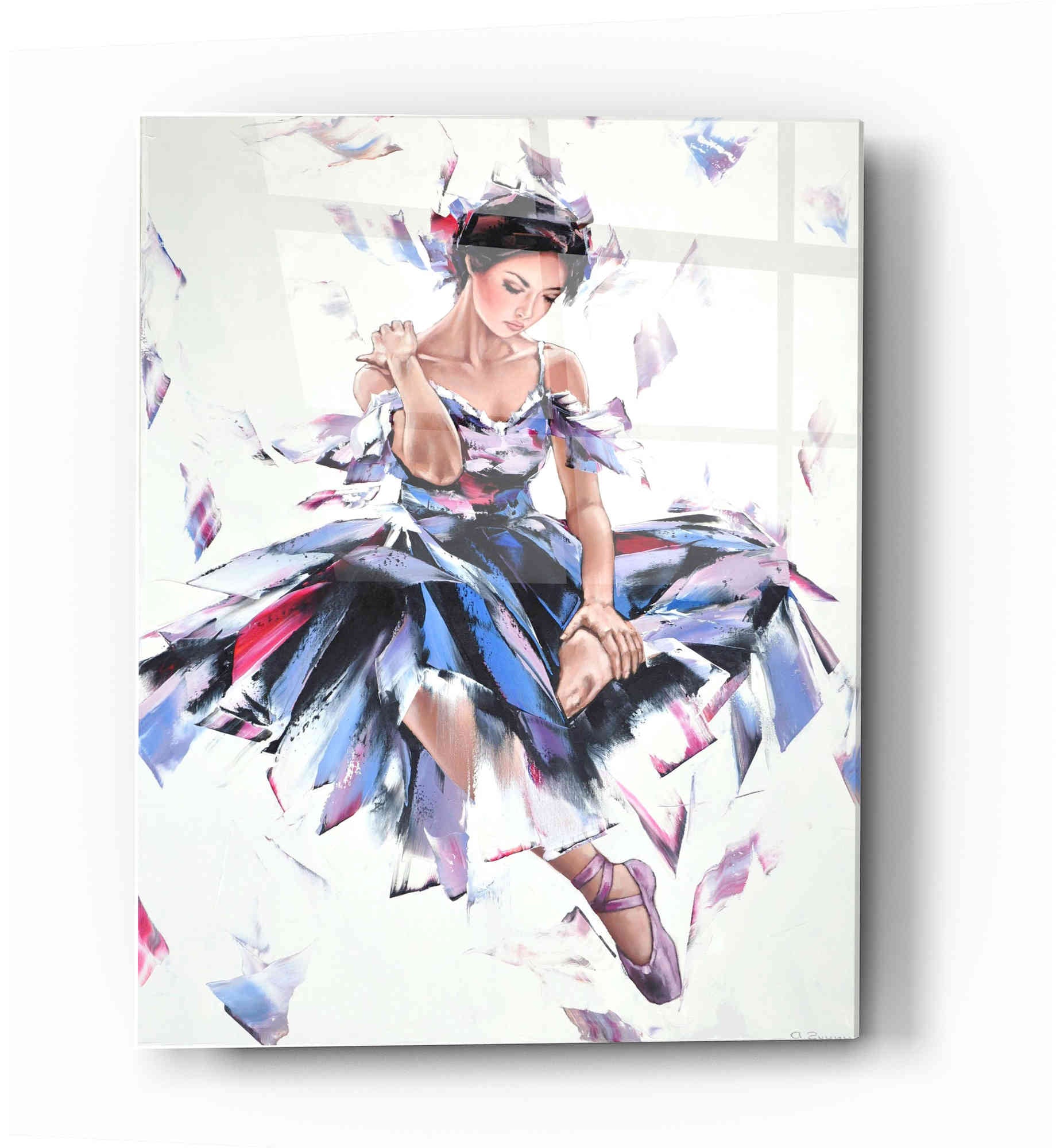 Epic Art 'Ballerina' by Alexander Gunin, Acrylic Glass Wall Art,12x16