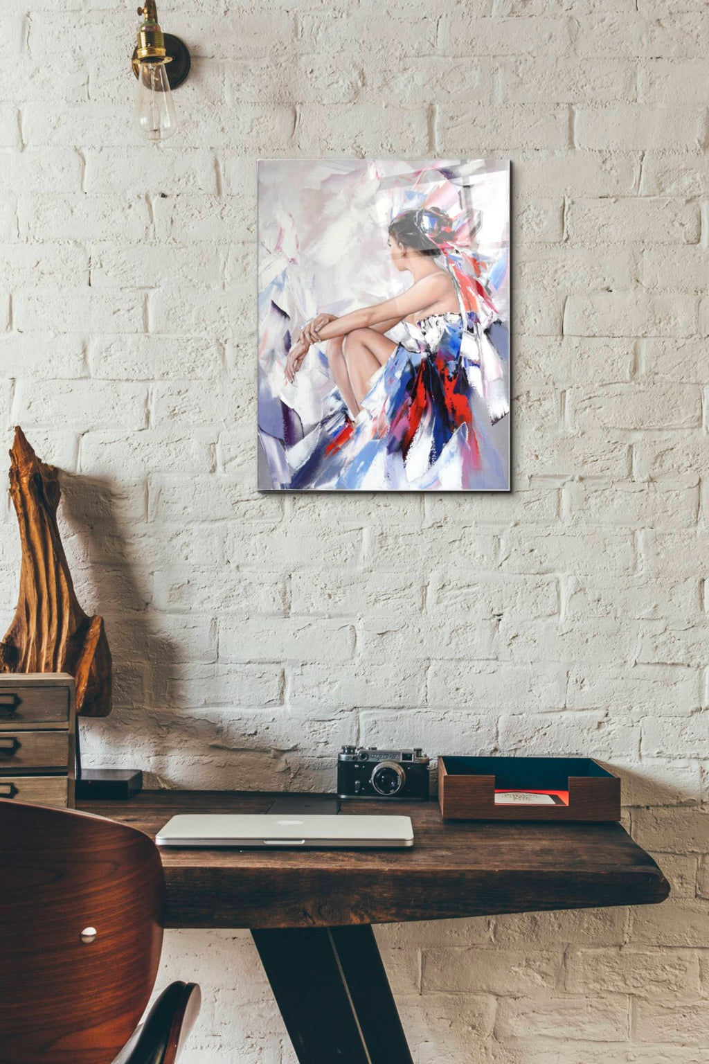 Epic Art 'Behind The Mirror 3' by Alexander Gunin, Acrylic Glass Wall Art,12x16