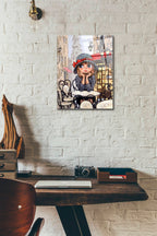 Epic Art 'Morning Coffee' by Alexander Gunin, Acrylic Glass Wall Art,12x16