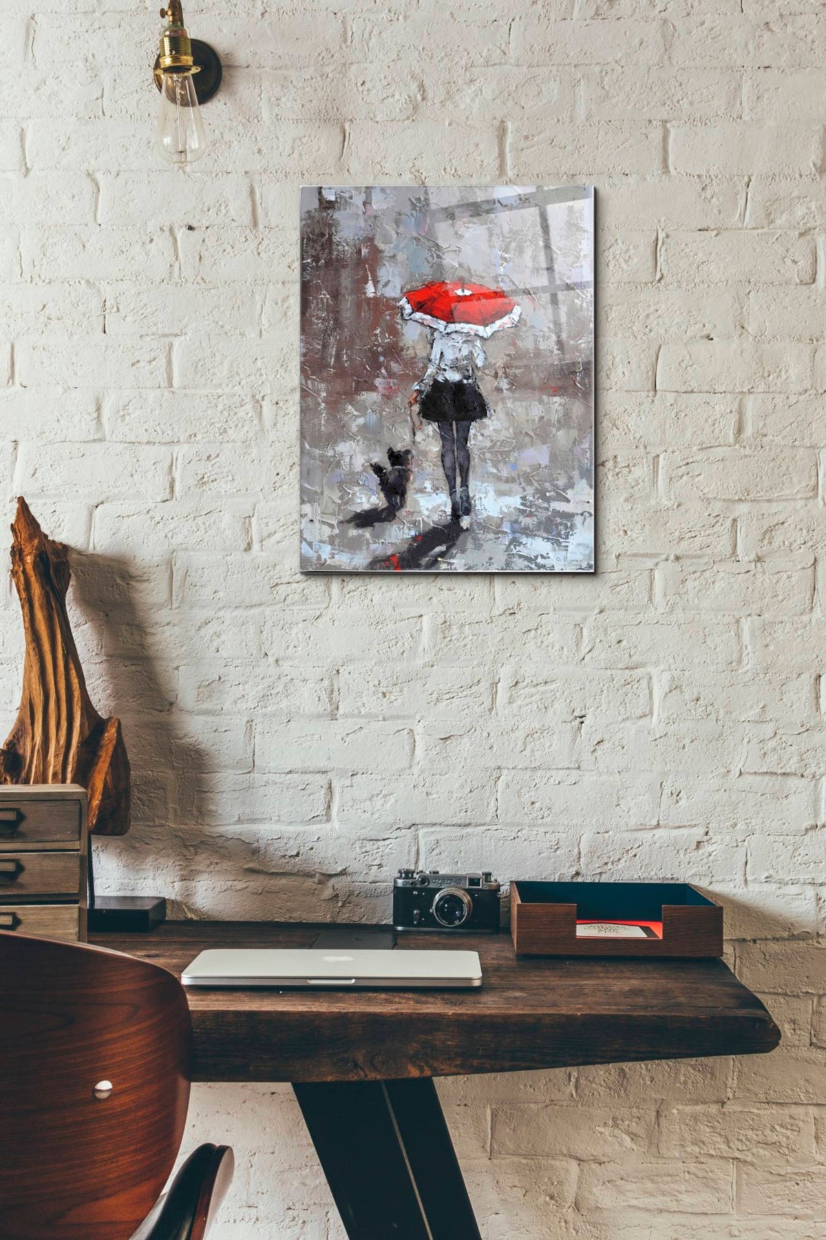 Epic Art 'An Urban Autumn' by Alexander Gunin, Acrylic Glass Wall Art,12x16