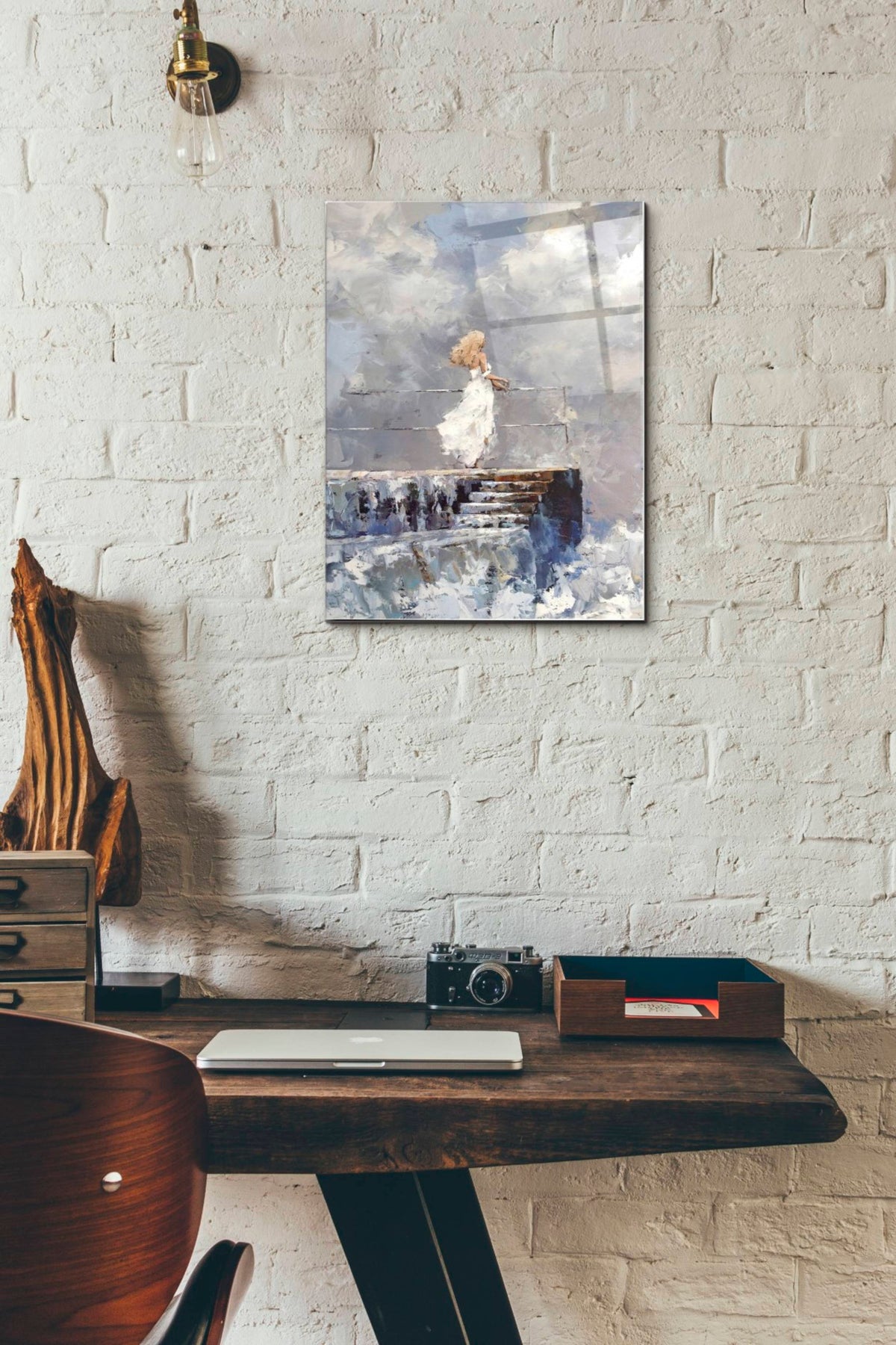 Epic Art 'The Storm' by Alexander Gunin, Acrylic Glass Wall Art,12x16