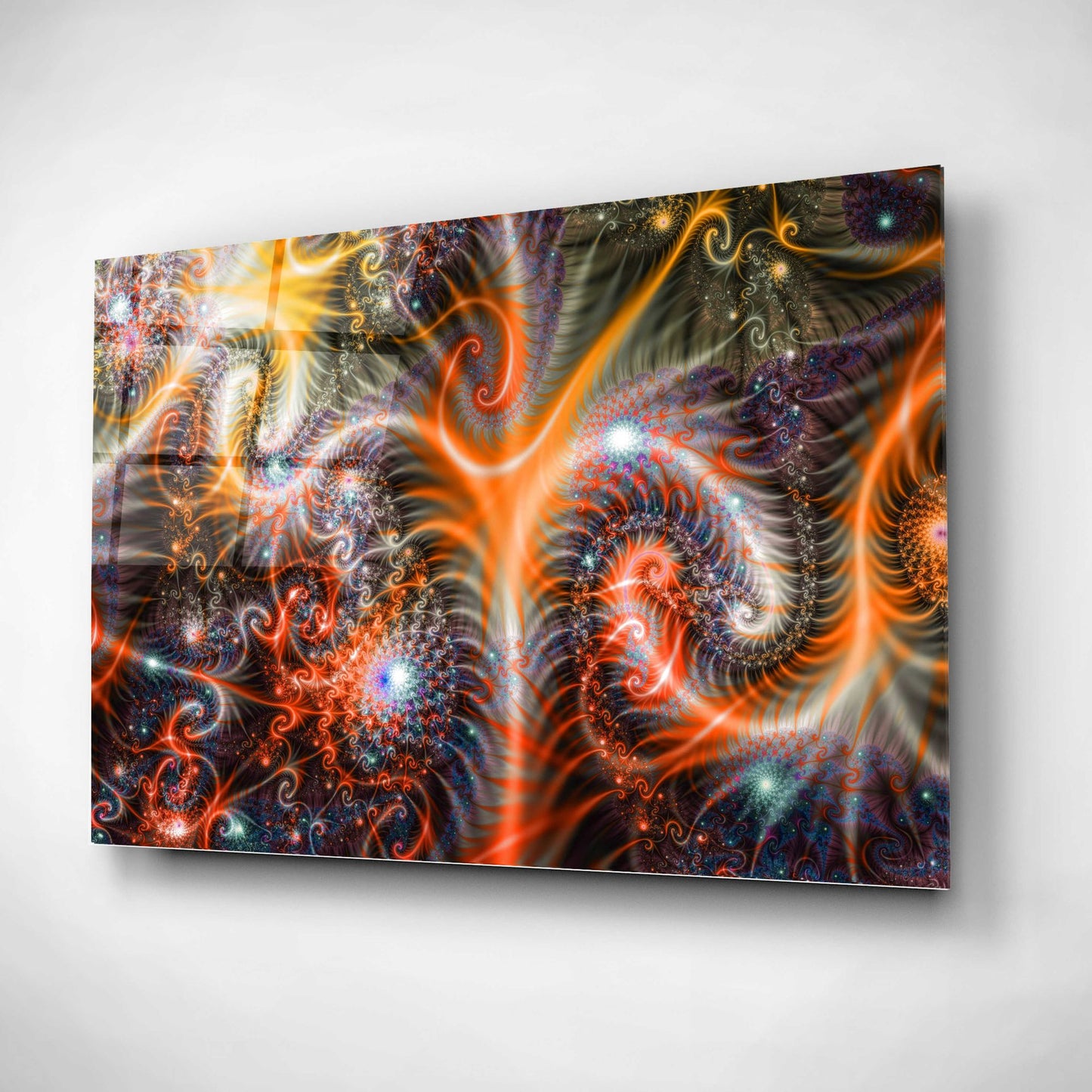 Epic Art 'Amoeba' Acrylic Glass Wall Art,12x16