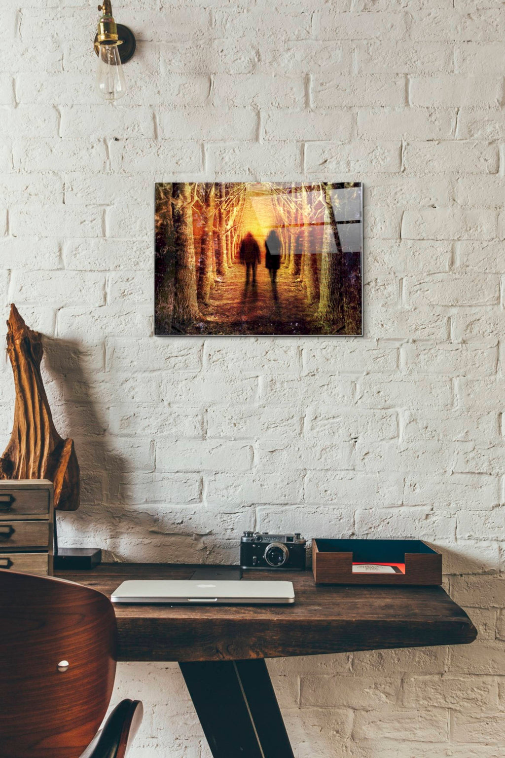 Epic Art 'Strangers' by Mario Sanchez Nevado, Acrylic Glass Wall Art,12x16