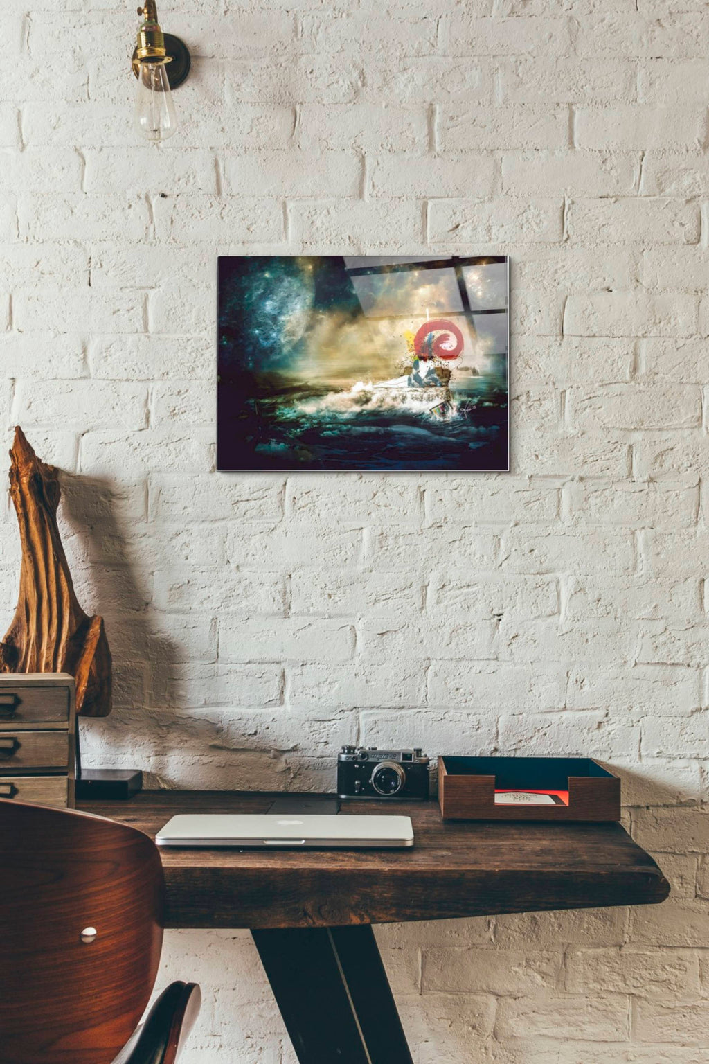 Epic Art 'El Transito De Las Ballenas' by Mario Sanchez Nevado, Acrylic Glass Wall Art,12x16